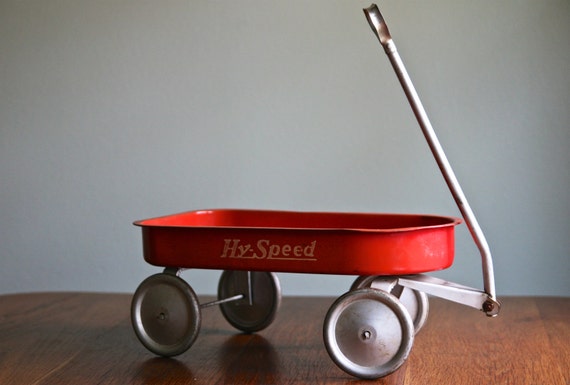 red pull wagon