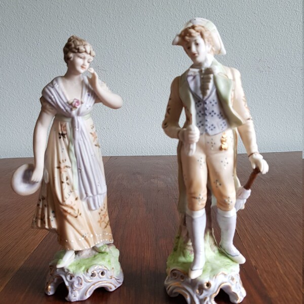 Bisque Couple Art Etsy