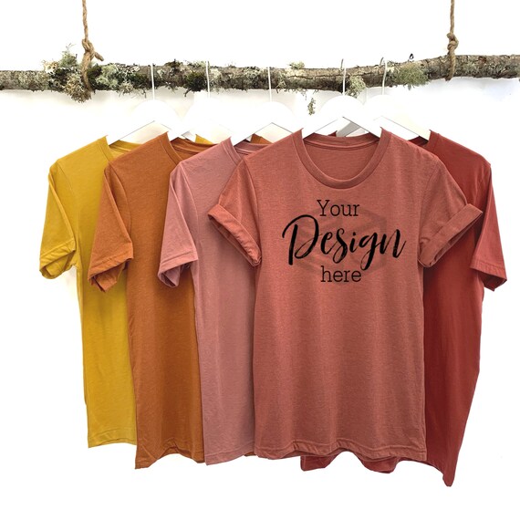 Download Art Collectibles Photography Heather Sunset Bella Canvas 3001 Cvc Mockup Mockup Tee Shirt Designs Display Unisex T Shirt Mockup Design