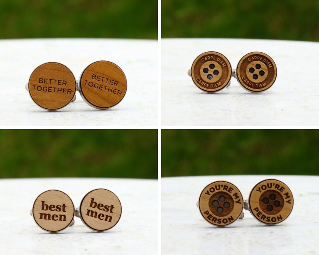 Better Together Best Men Carpe Diem You're My Person Laser Cut Wooden