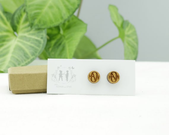Hanson Laser Cut Wooden Earrings - Laser Cut Stud Earrings - Wooden earrings - Mmmm Bop - present for a woman - Australian Seller