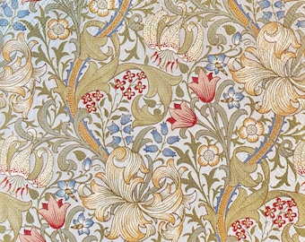 William Morris Floral Napkins: Art Nouveau Decoupage Paper (Set of 3, 10"x10")