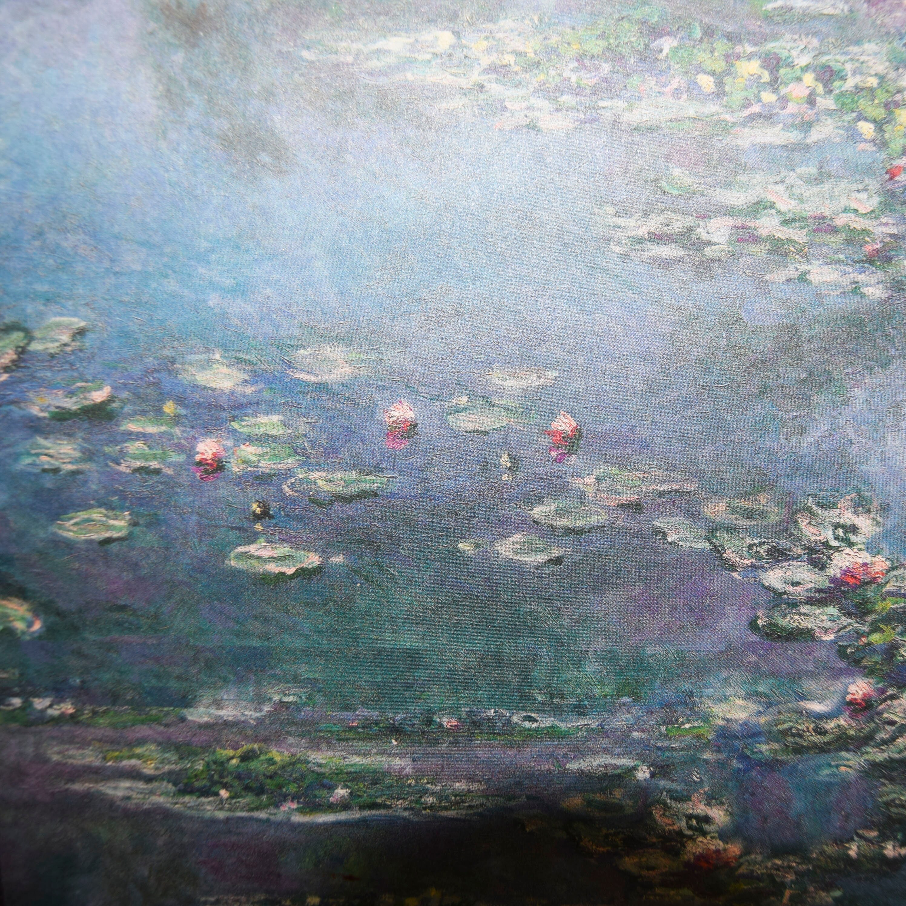 Monet Water Lilies Paper: Scrapbook Collage Sheets (2)