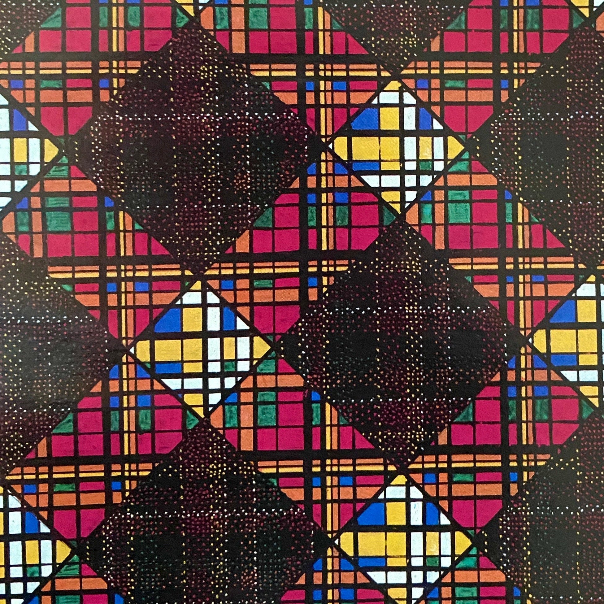 Art Deco Decoupage Paper: Abstract Squares and Stripes (two 11x8.5 ...