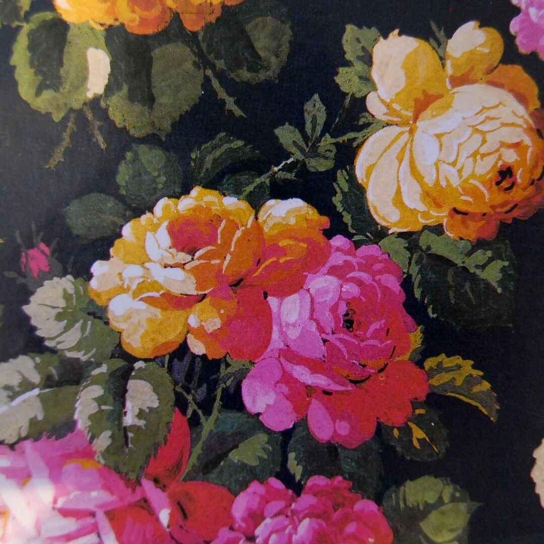 Vintage French Cabbage Rose Decoupage Paper - 2 Sheets (8.5x11) - Etsy