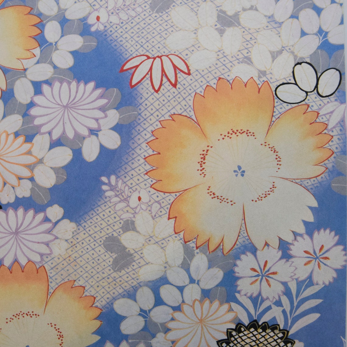 Japanese Paper Decorative Paper Kimono Paper Decoupage Etsy