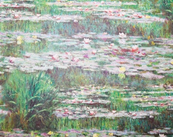 Monet Water Lilies Paper: Decorative Scrapbook & Collage Sheets