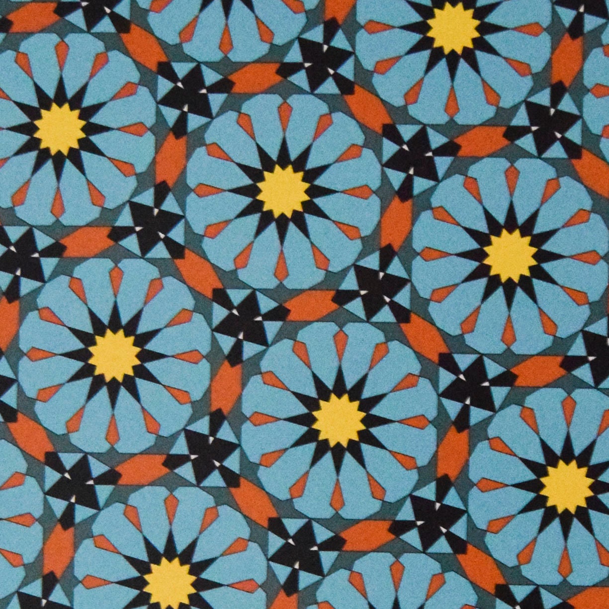 Scrapbooking Moroccan Tile Design Gift Wrap Paper Collage Two sheets ...
