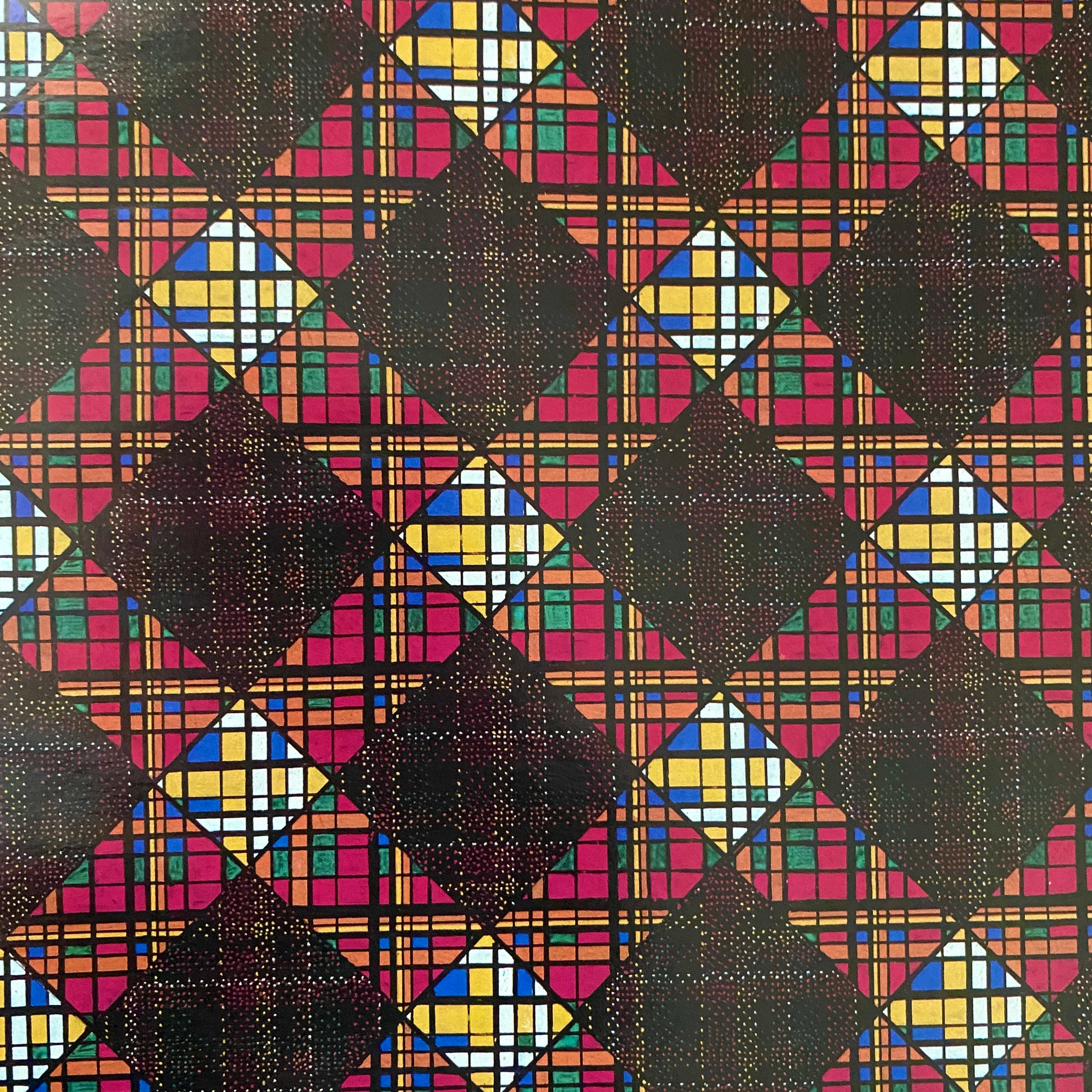 Art Deco Decoupage Paper: Abstract Squares and Stripes (two 11x8.5 ...