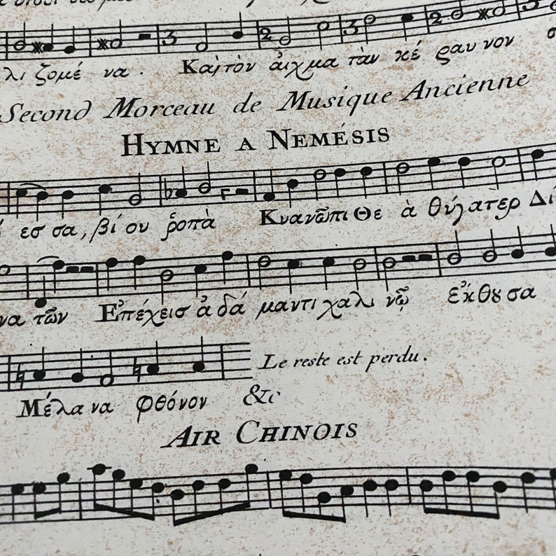 Music Notes Paper Decoupage Paper Collage Paper Black and Etsy