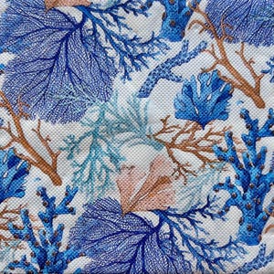 Ocean Coral Paper, Sealife Paper Napkins, Beach Paper Napkins, Paper Napkins, Decoupage, Collage, Paper Crafts, 3 Large Decoupage Napkins