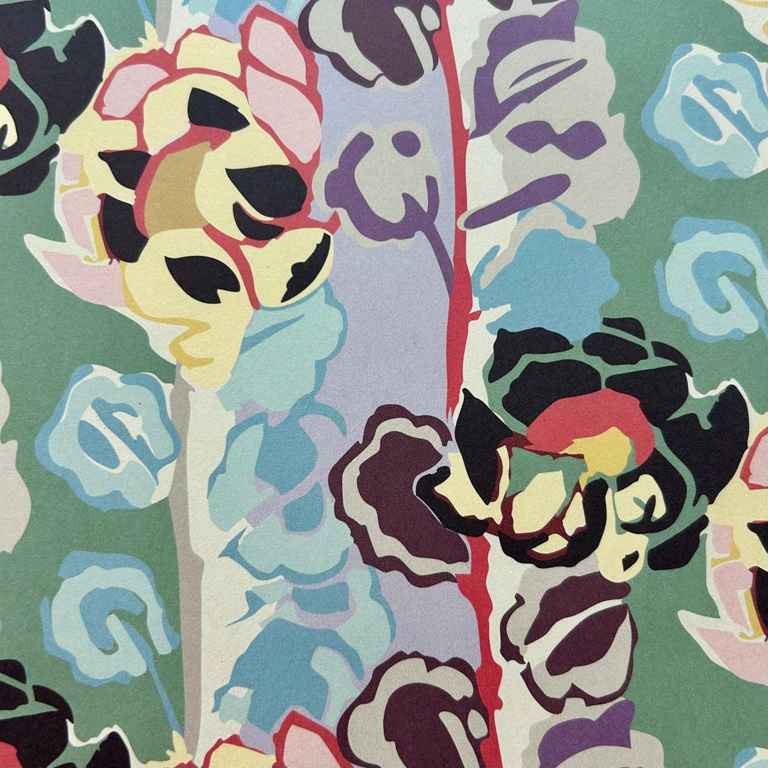 Art Deco Decoupage Paper, Floral Abstract Design, 8.5x11 (2 Sheets) - Etsy
