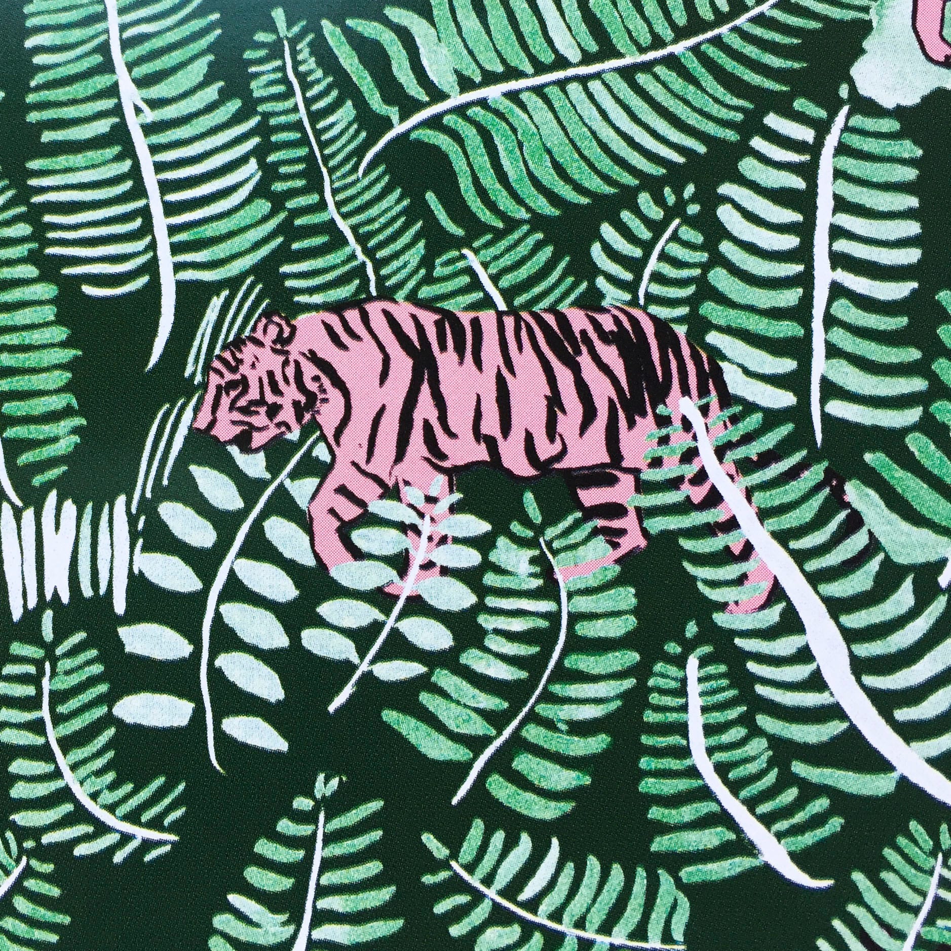 Tiger Paper Two Sheets Decorative Paper Animal Paper Etsy UK