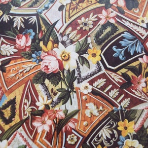 Floral Decoupage Paper: Vintage French Style, Junk Journal, Collage (Two 8.5x11 Sheets)