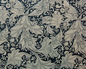 Vintage William Morris Design Decoupage Paper, Leaves and Flowers, Wrapping Paper, Scrapbooking Paper, Two Sheets, 8.5" x 11"