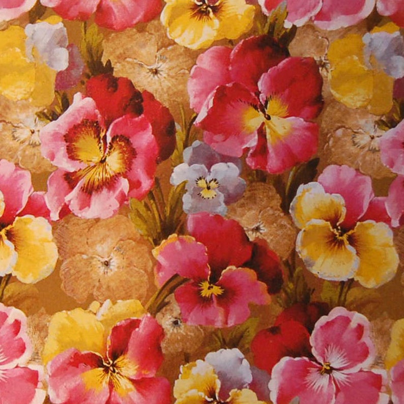 Vintage French Flowers Decoupage Paper Wrapping Paper Paper Etsy