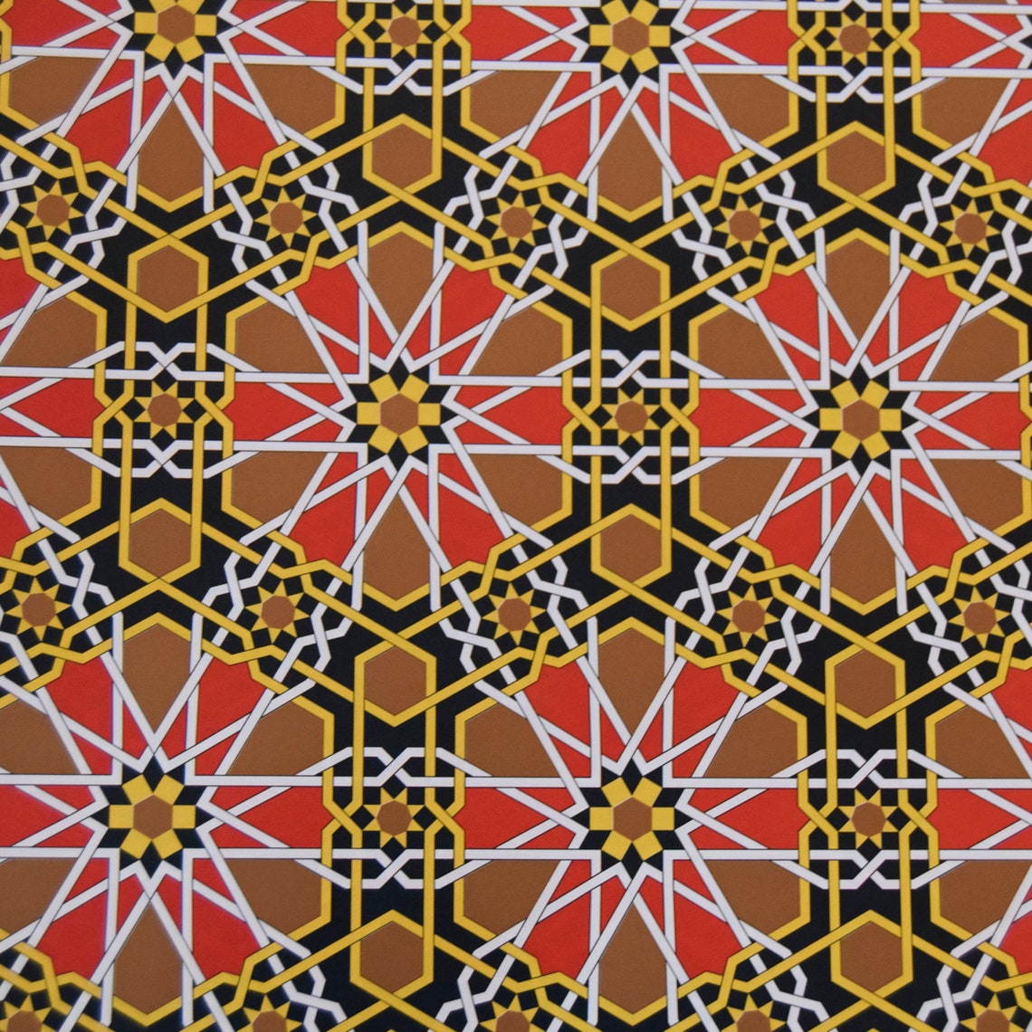 Decorative Paper Moroccan Tile Design Decoupage Paper - Etsy
