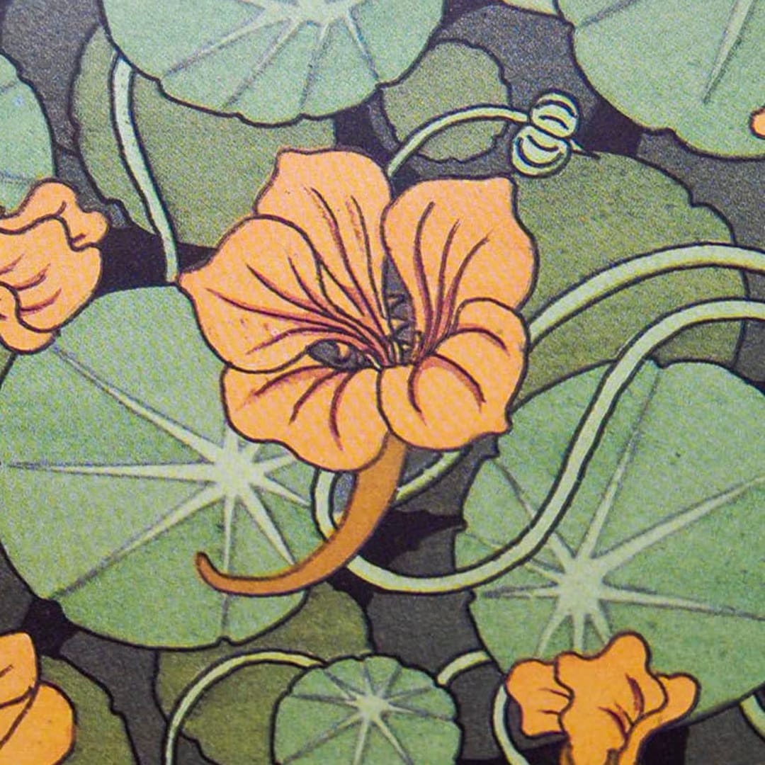 Two Sheets of Decorative Paper Art Nouveau Paper Yellow Etsy