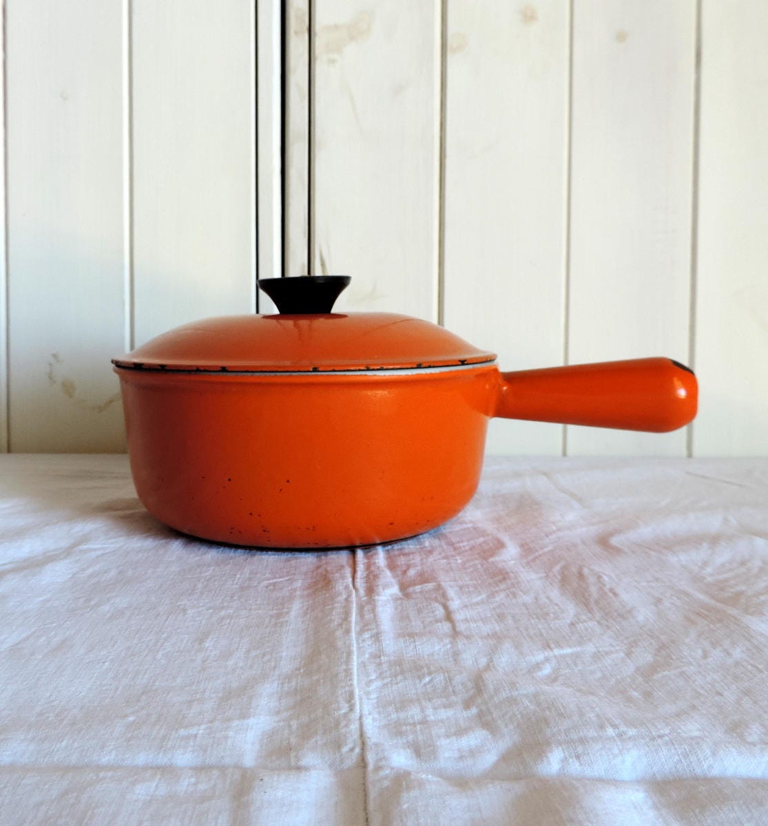 A vintage french Le Creuset size 18 cast iron cooking pot Etsy