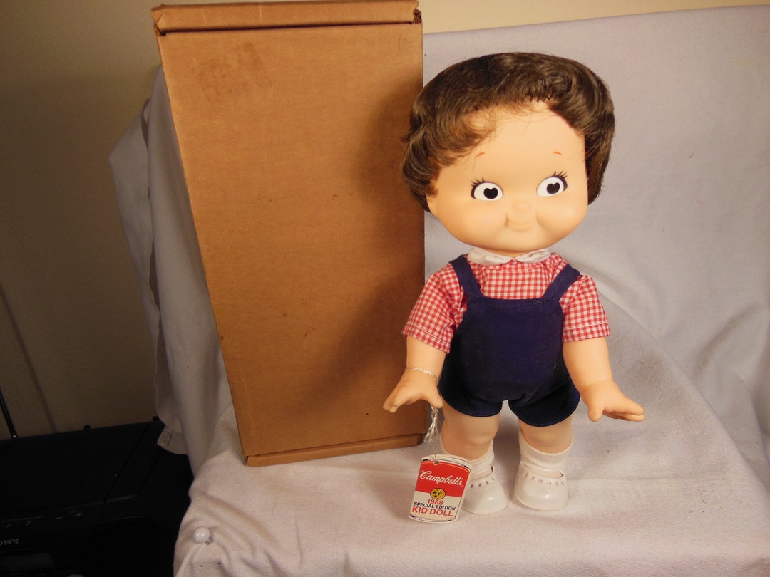Vintage Campbell Soup Boy Dollin the Original Box1988 Etsy