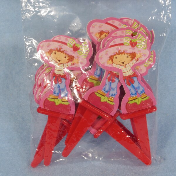 Vintage Strawberry Shortcakes-Dessert Toppers American Greetings--1982