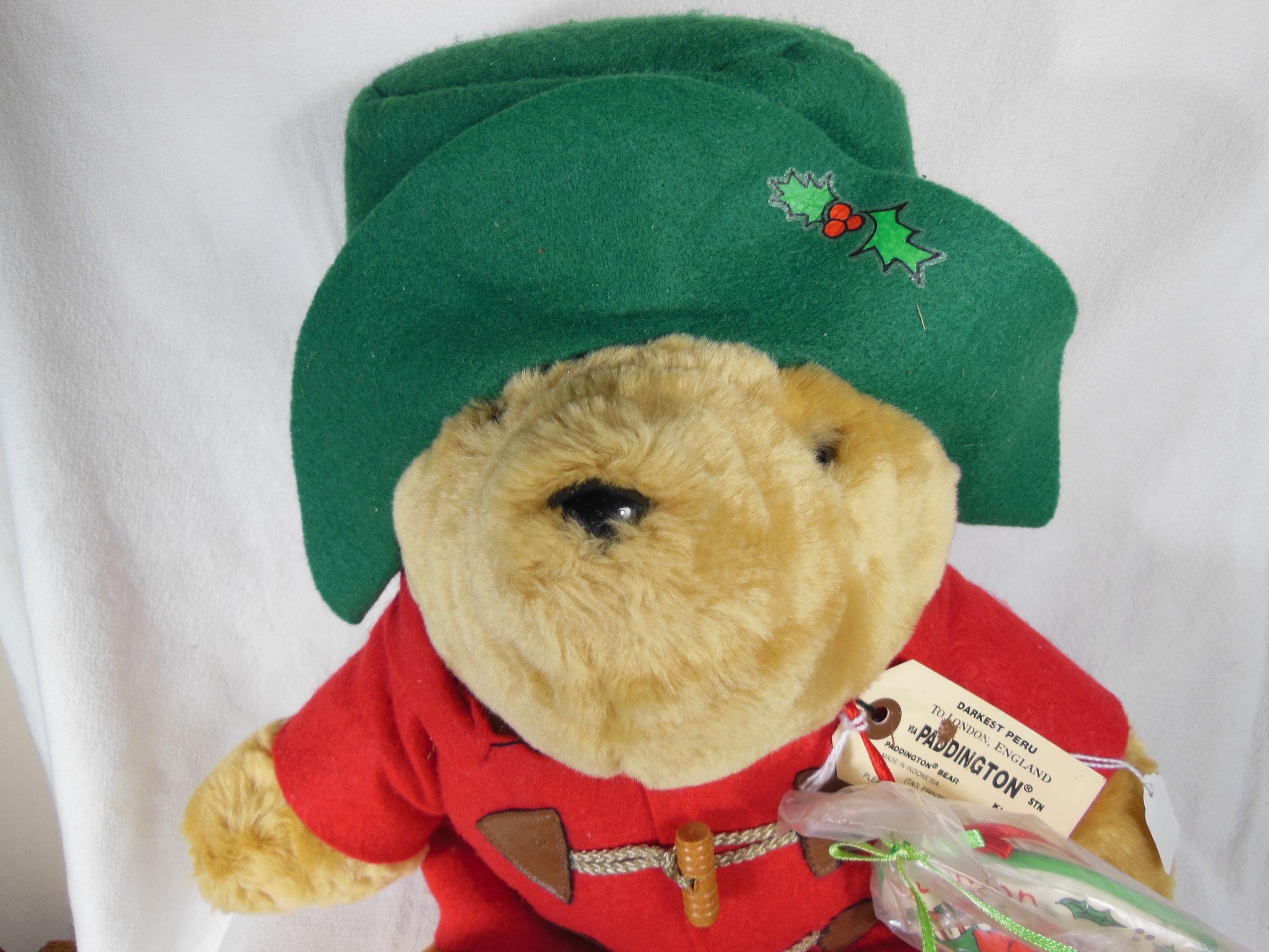 ヴィンテージ-1994-パディントンベア人形-高さ16インチ--シアーズ