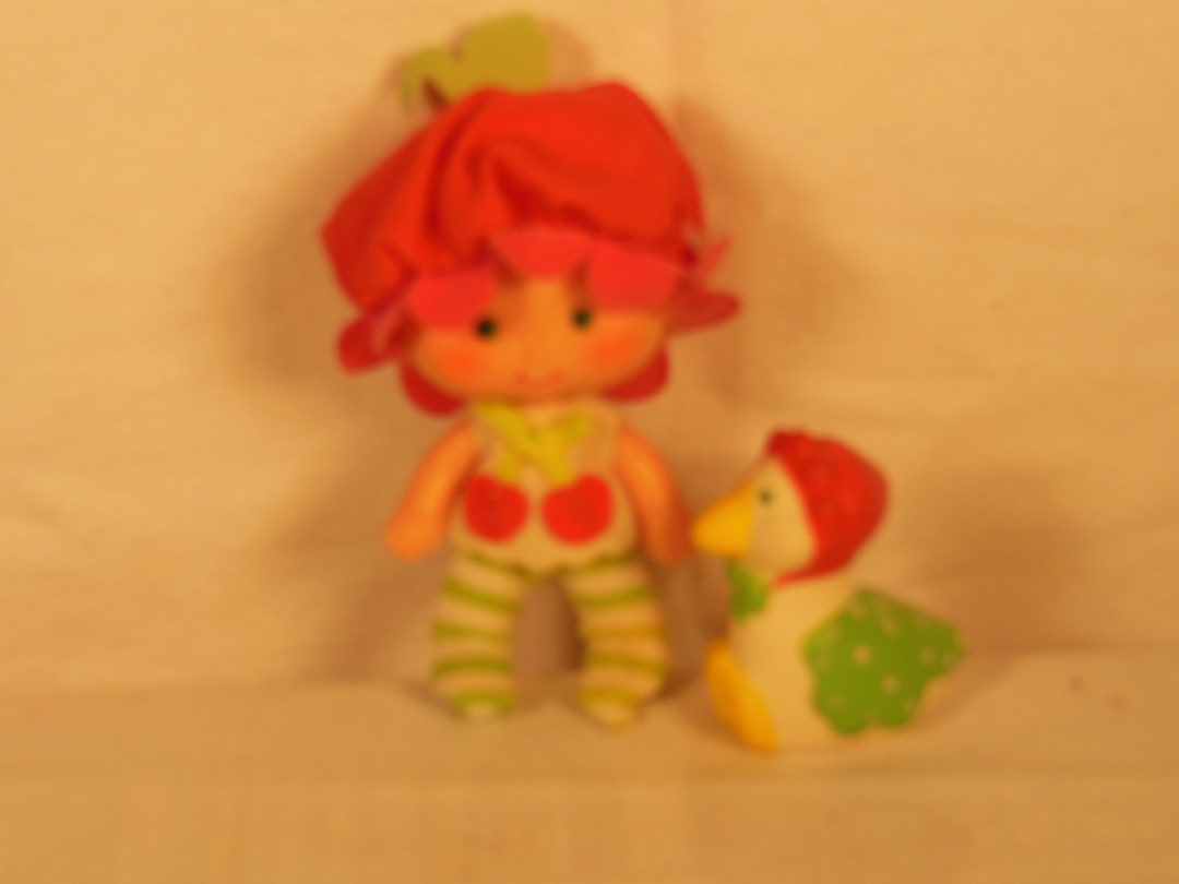 Vintage Strawberry Shortcake Dollcherry Cuddler W/pet Etsy