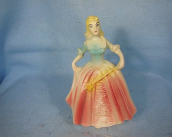 Vintage-Walt Disney Productions-Askungen Keramikbänk