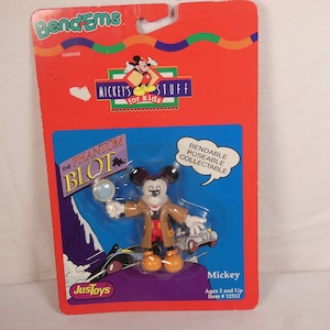 Vintage-Disney Mickey The Phantom Blot-Bendems-by Justoys-On Original Karte