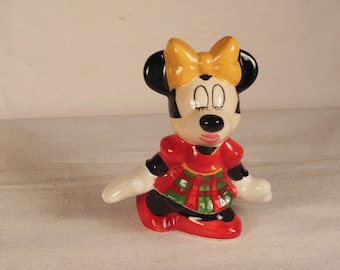 Vintage-Walt Disney Productions-Minnie Mouse-Waving To Friends-No Box