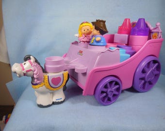 Vintage-fisher-price-build and Drive Royal Wedding Carriage