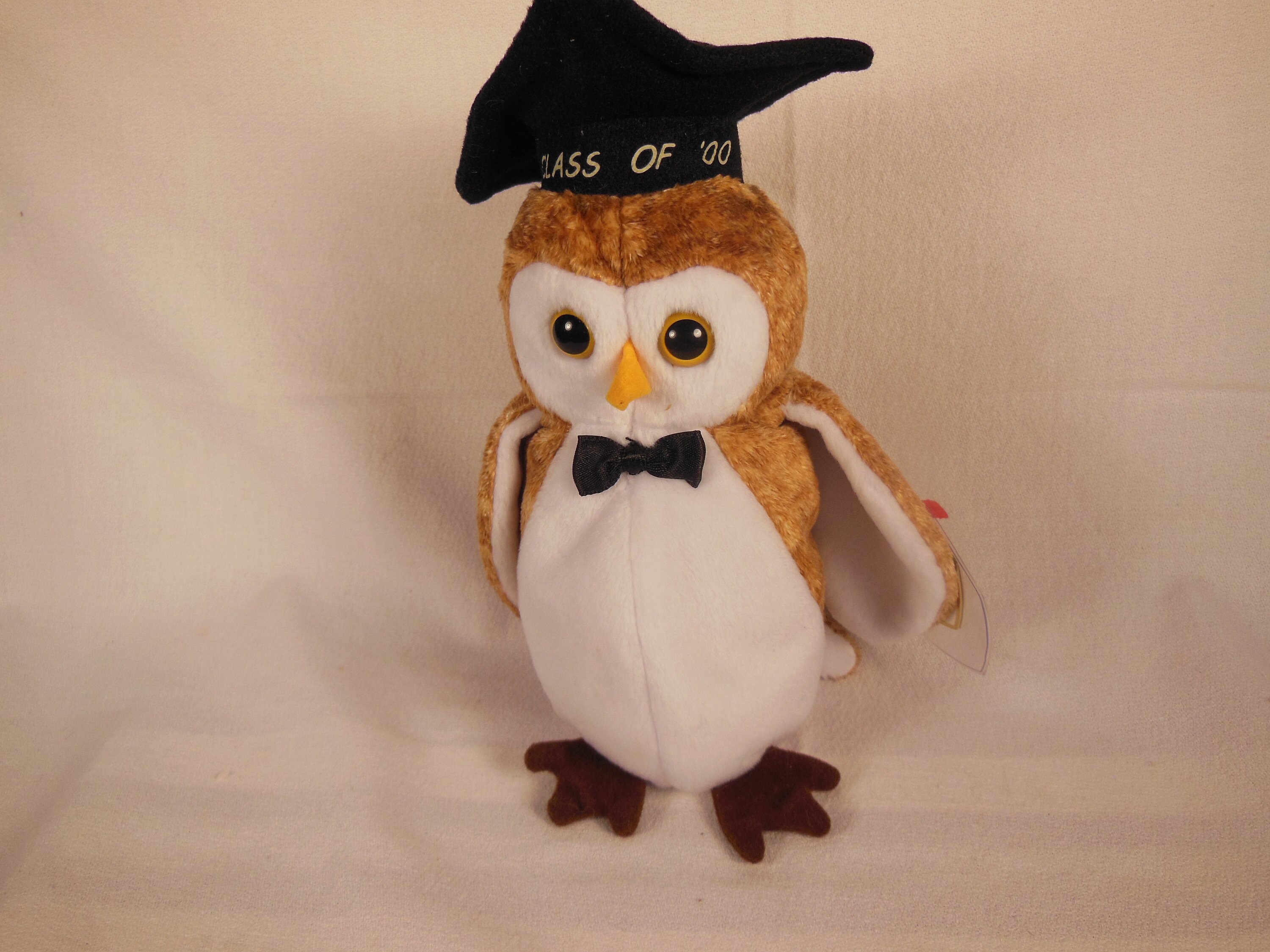 Vintage-1999--Wisest Owl --Class Of 2000--Ty Beanie Baby--