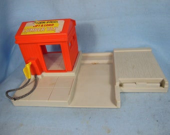 Vintage-Fisher Price - Soulever et charger le parc à bois # 944