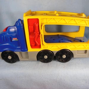 Vintage-Fisher Price - 1980: autotransport met geluid