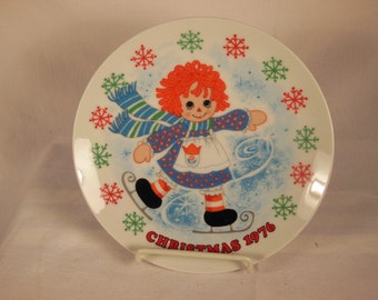 ヴィンテージ--1976-ラガディ・アンとアンディ・チャイルドのプレート