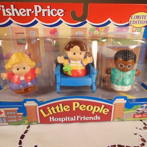 4 figurines animaux de la ferme Fisher Price Little People 1997 - Début de  Série