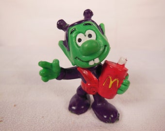 Vintage-1983-Astrosnik-Bully-Figuren-Durst-McDonalds-Happy Meal Spielzeug