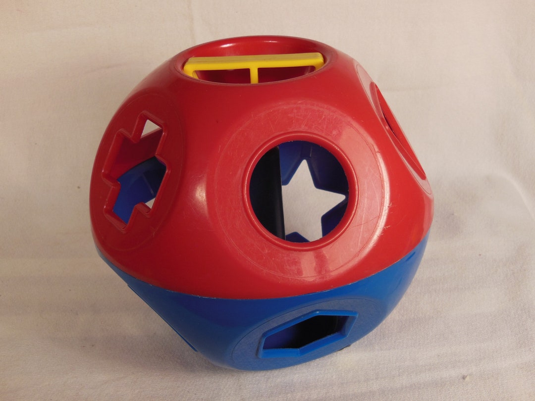 Vintagetuppertoysshape Sorting Ball Etsy