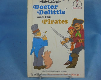 Vintage-1968 Dokter Dolittle en het piratenboek