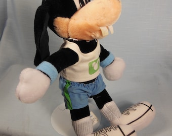 Vintage-Walt Disney Productions-Plush Goofy-Disney Chanel Premium-12" Tall