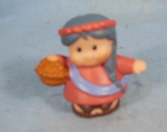 Figura vintage Fisher Price del año 2002 del Rey Mago de la Natividad