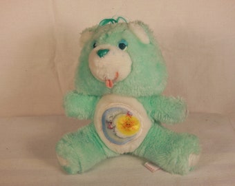 Vintage-1983-Mini ours en peluche-ours du coucher--Kenner - 6" de haut--très propre