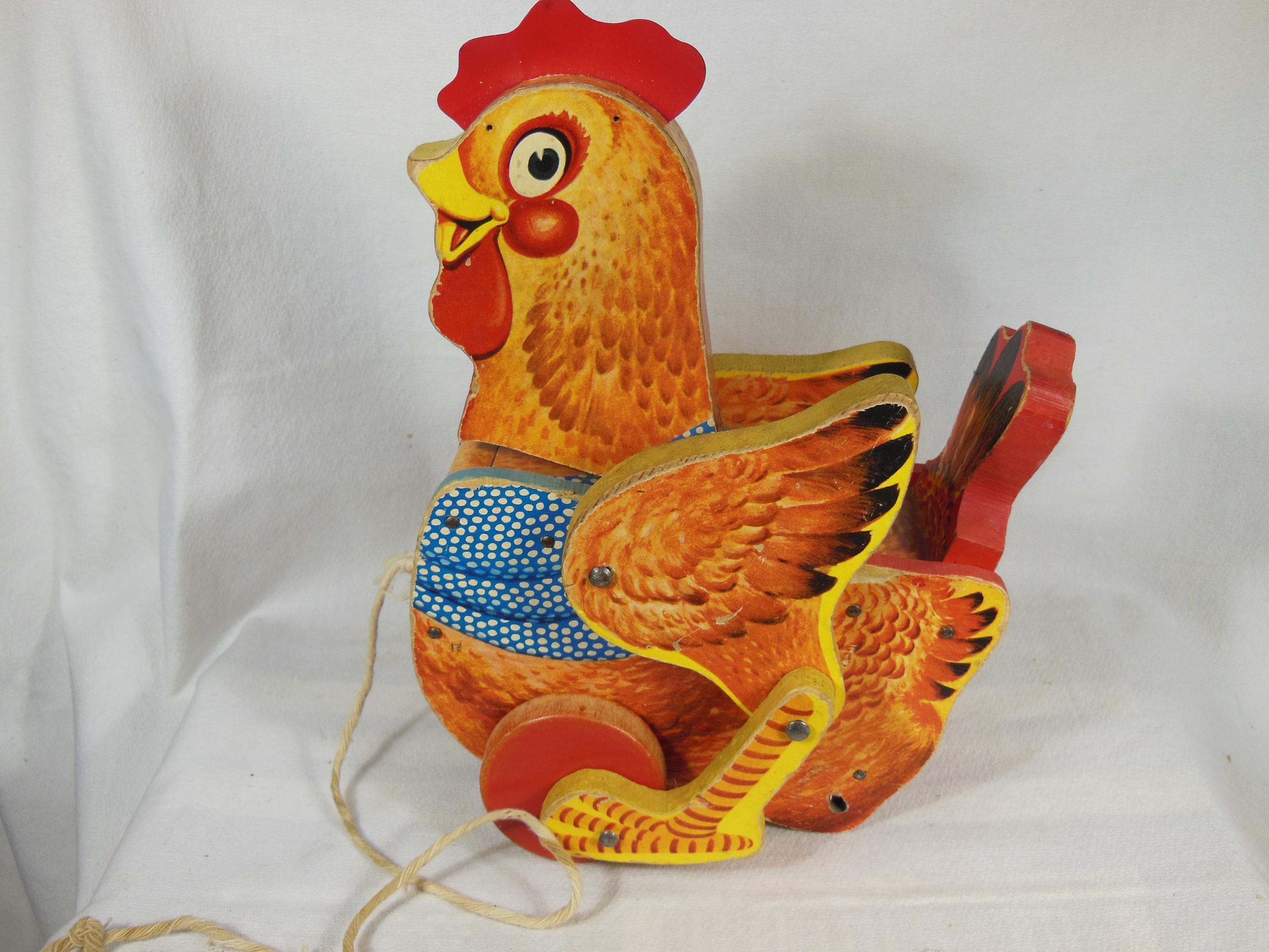 Vintage Fisher Price-# 140--katy Kackler-the Red Hen-1954-1956 - Etsy