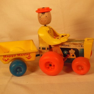 Vintage-1968-Fisher Price-Happy Lokführer-Nummer732