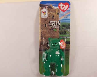 Vintage-Erin-Happy Meal Toy-Mini Beanie Baby-nooit geopend