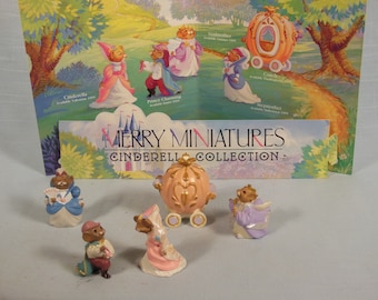 Vintage- Cinderella Collection-Merry Miniatures-1995-Figurines Only