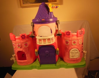 Pink castle best sale toy