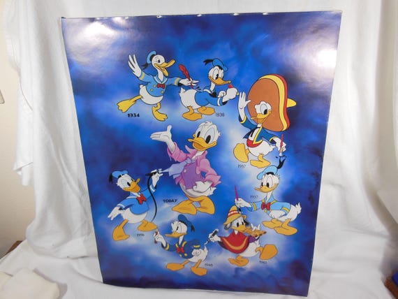 Vintage-walt Disney-donald Duck-through the Years - Etsy UK