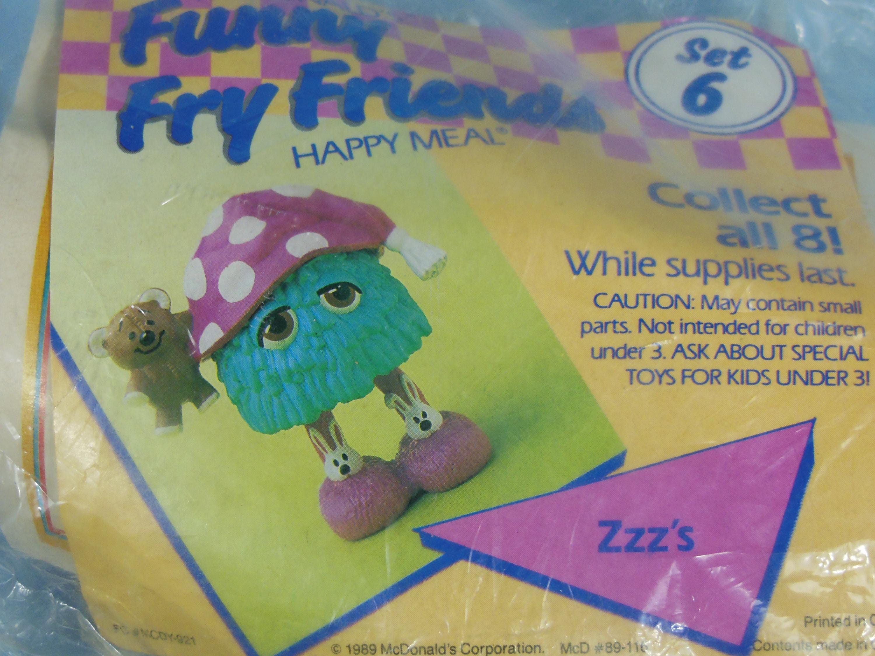 ヴィンテージ-1990--マクドナルドハッピーミールおもちゃ--ZZZs