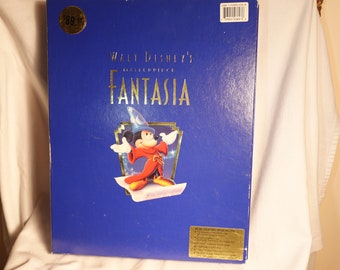 Vintage Walt Disney Fantasia 50th Anniversary Plate Set With Boxes